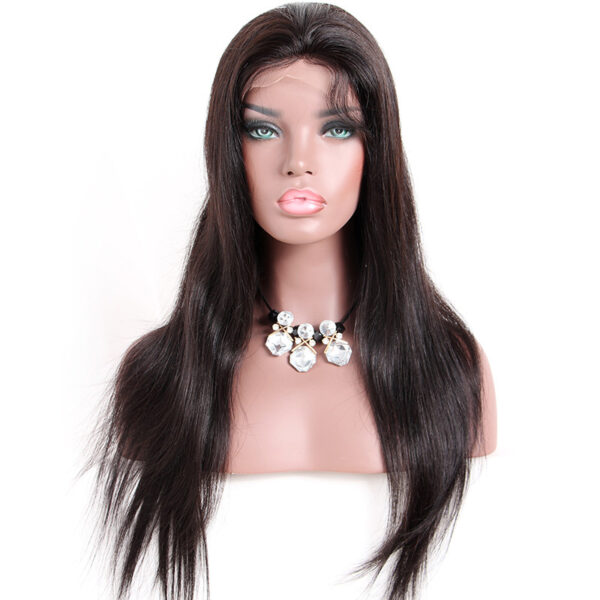 13x4 HD lace front wig natural straight natural color 150% density