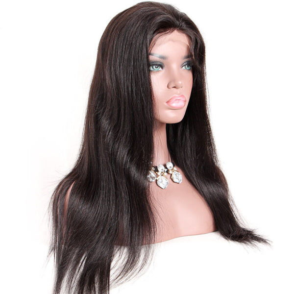 13x4 HD lace front wig natural straight natural color 150% density
