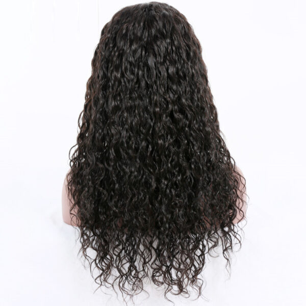 13x6 lace front wig natural color loose curl 150%density