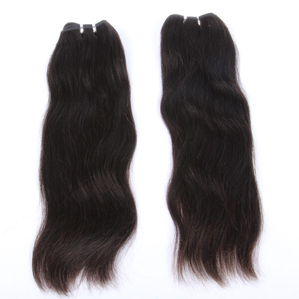 Virgin human hair bundles 4OZ natural color natural straight
