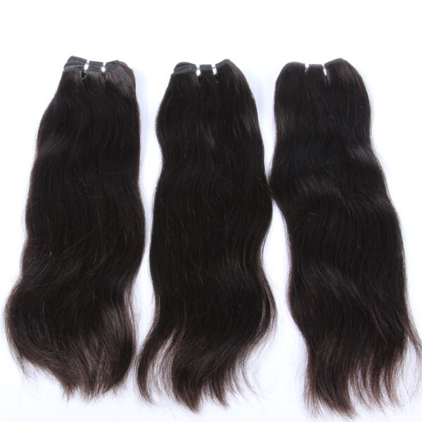 Virgin human hair bundles 4OZ natural color natural straight
