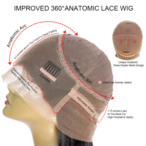 360 lace wigs