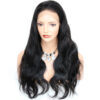 360 lace wigs virgin human hair Body wave natural color 150% density