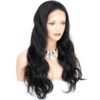 360 lace wigs virgin human hair Body wave natural color 150% density