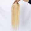 3x5 mono lace topper 613# blonde raw human hair topper