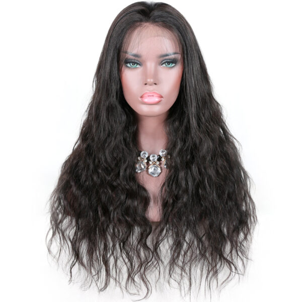5x5 HD lace closure wig Natural wave natural color 150% density