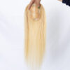 3x5 mono lace topper 613# blonde raw human hair topper