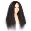 full lace wigs virgin human hair kinky straight natural color 130% density