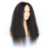 full lace wigs virgin human hair kinky straight natural color 130% density