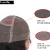 full lace wig are hand tied all the hair to the cap with soft lace