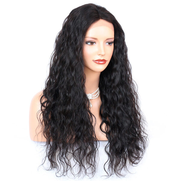 13x4 lace front wig loose wave natural color 150% density
