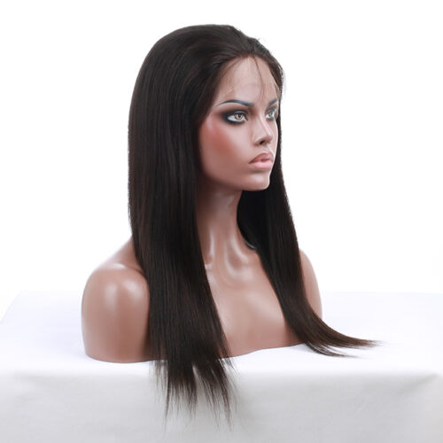 13x4 HD lace front wig light yaki natural color 150% density