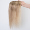 3x5 mono lace topper T9A/613# highlight 9# raw human hair topper