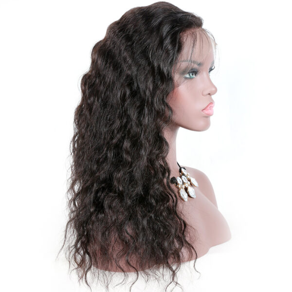 5x5 HD lace closure wig body wave natural color 150% density medium cap