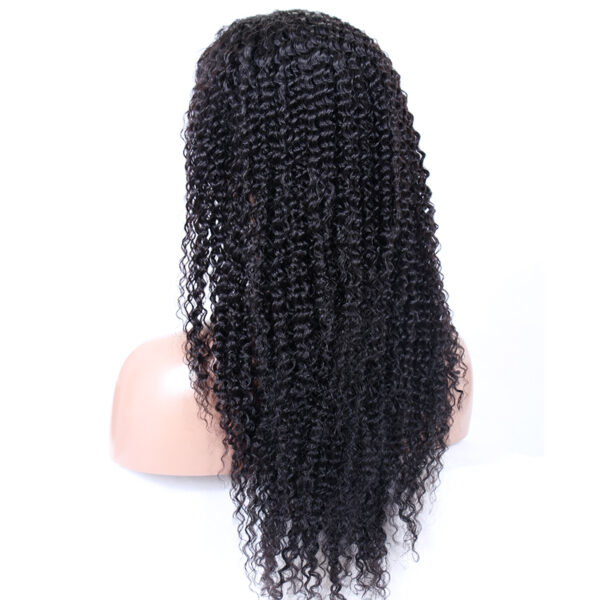 13x4 HD lace front wig Kinky curl natural color 150% density