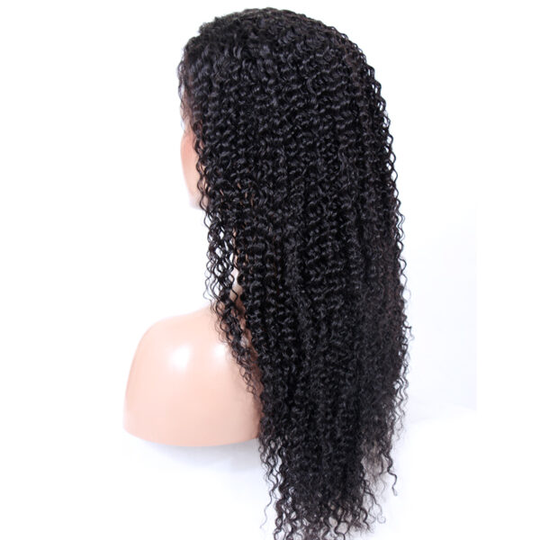 13x4 HD lace front wig Kinky curl natural color 150% density