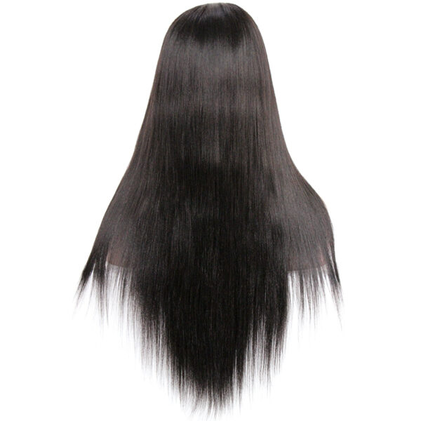 360 lace wigs virgin human hair light yaki natural color 150% density