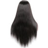 360 lace wigs virgin human hair silk straight natural color 150% density