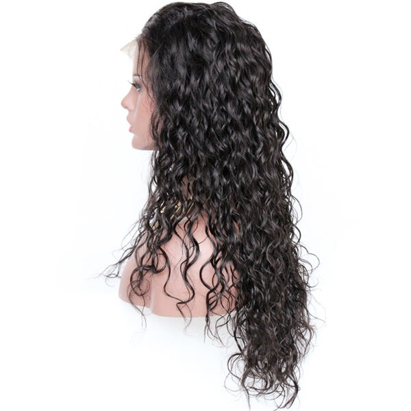 360 lace wigs virgin human hair loose curl natural color 150% density