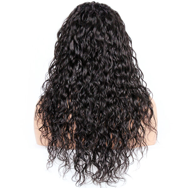 360 lace wigs virgin human hair loose curl natural color 150% density