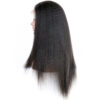 360 lace wigs virgin human hair kinky straight natural color 150% density