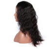 full lace wigs virgin human hair natural wave natural color 130% density