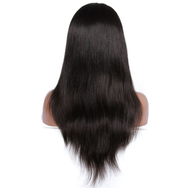 full lace wigs virgin human hair natural straight natural color 130% density