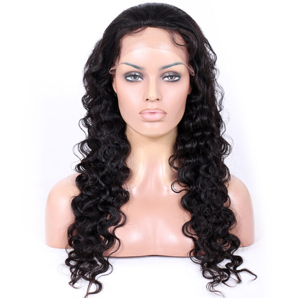 13x4 HD lace front wig Water wave natural color 150% density