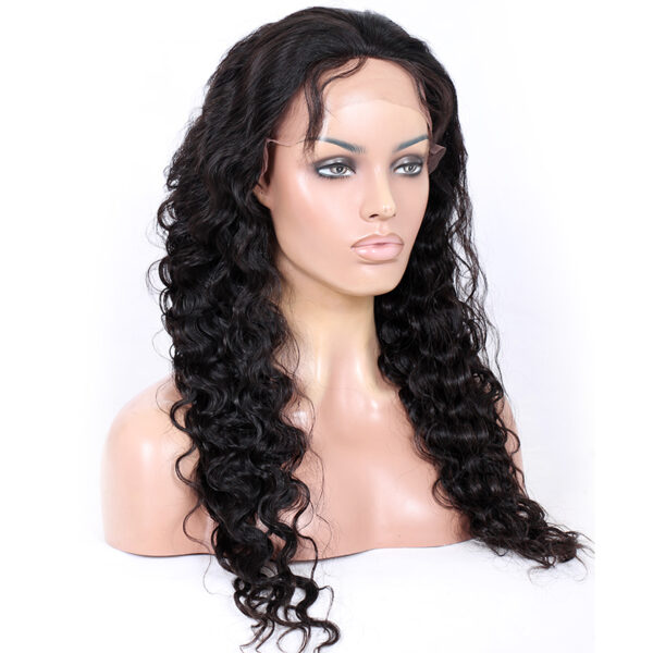 13x4 HD lace front wig Water wave natural color 150% density