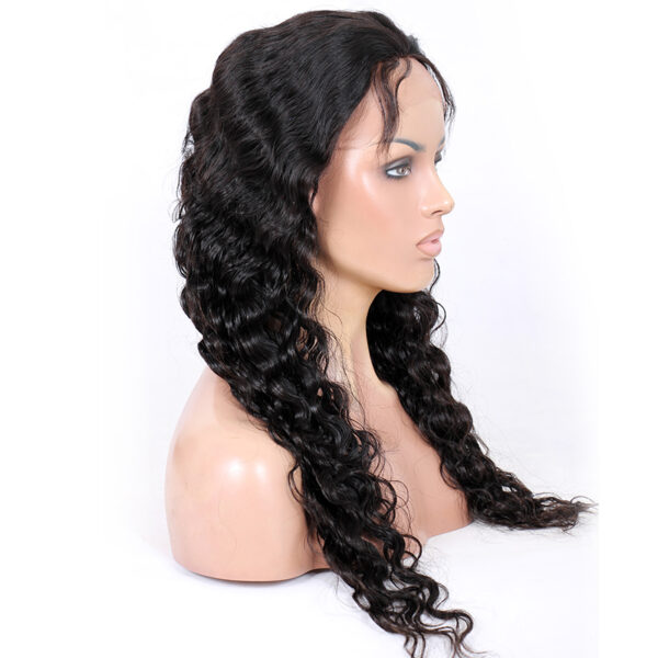 13x4 HD lace front wig Water wave natural color 150% density
