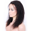 full lace wigs virgin human hair kinky curl natural color 130% density