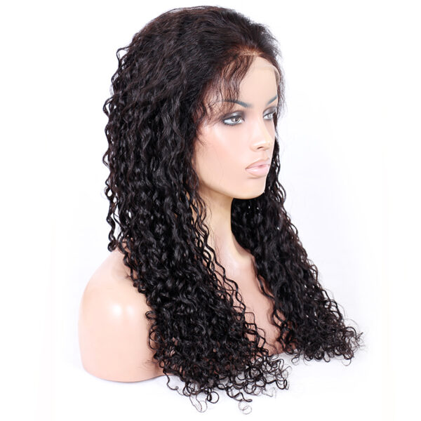 13x4 HD lace front wig Water wave natural color 150% density
