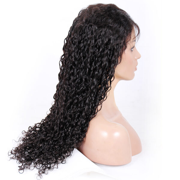 13x4 HD lace front wig Water wave natural color 150% density