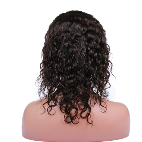 full lace wigs virgin human hair peruvian curl natural color 130% density