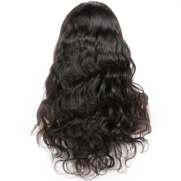 5x5 HD lace closure wig body wave natural color 150% density medium cap