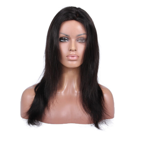 natural straight human hair lace wigs