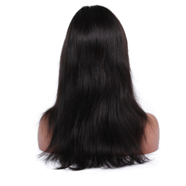 13x6 HD lace front wig natural straight natural color 150% density medium cap