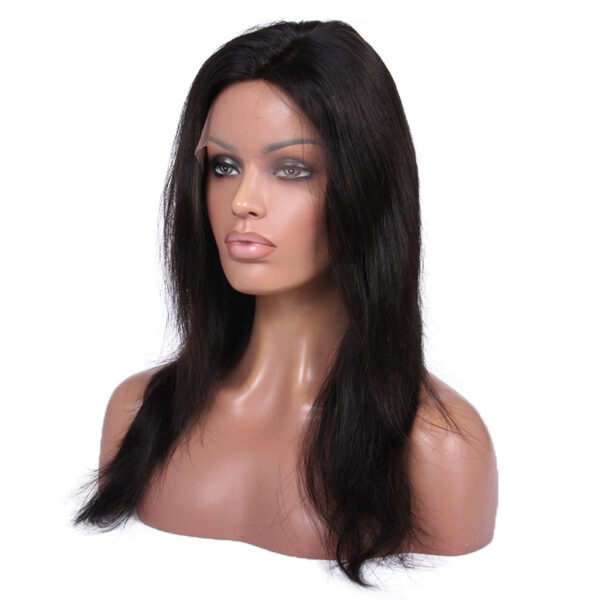 13x6 HD lace front wig natural straight natural color 150% density medium cap