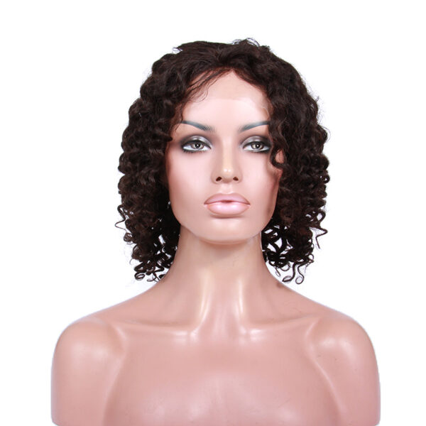 14" candy curl human hair lace wigs for women