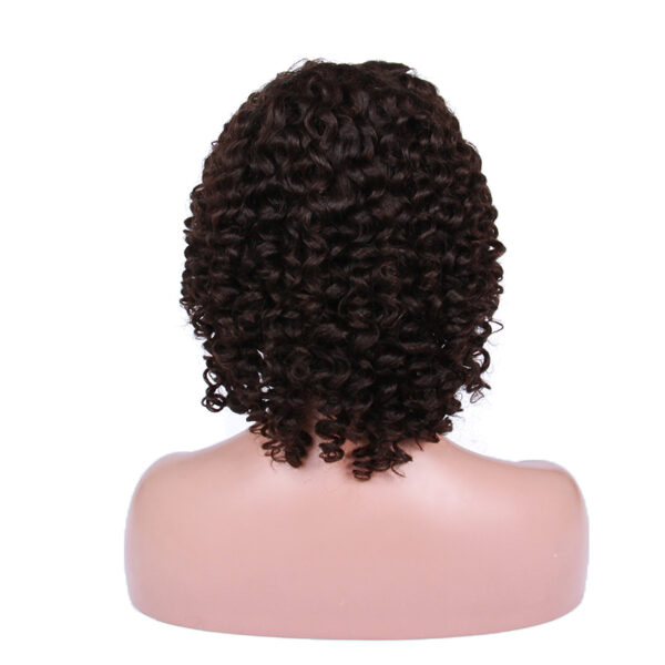 13x6 HD lace front wig candy curl natural color 150% density medium cap