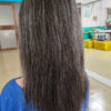 grey human hair light yaki