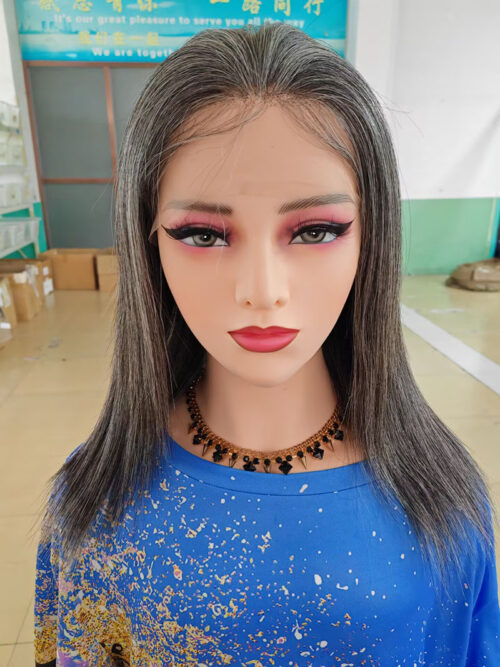 gery hair wigs